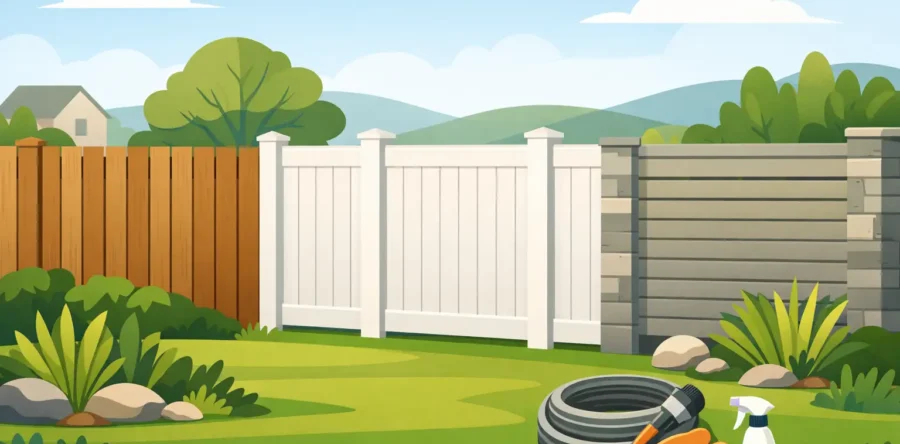 Top Low Maintenance Fence Materials for Homes
