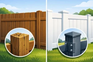 Why Postmaster Metal Fence Posts Outlast Wood
