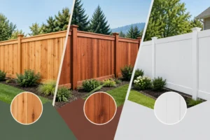 Cedar Versus Redwood Fencing