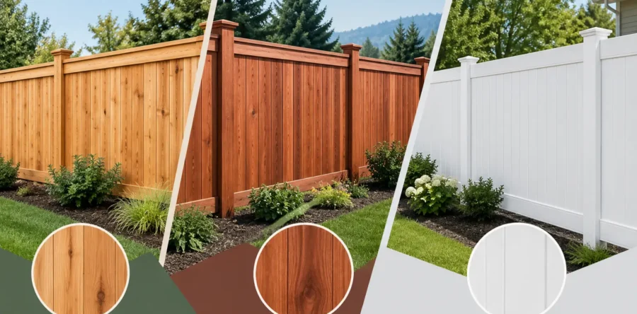 Cedar Versus Redwood Fencing