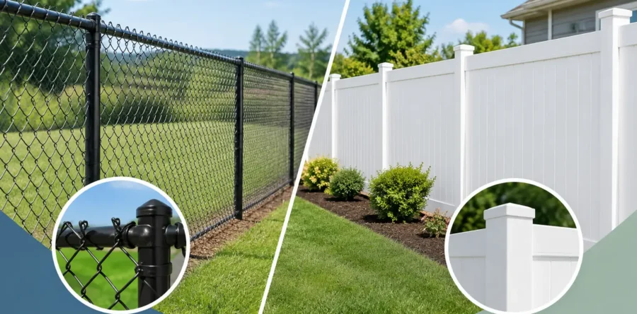 Chain Link Versus Vinyl: Which Fence Fits?