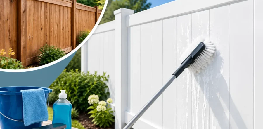 How to Clean Vinyl Fencing Without Damaging It