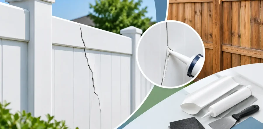 Vinyl Fence Cracking Causes and Repair Options